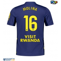 Moški Nogometni dresi Atletico Madrid Nahuel Molina #16 Gostujoči 2025-26 Kratek Rokav